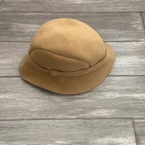 J.CREW Factory Wool Brown Felt Cloche Hat Sz M\L